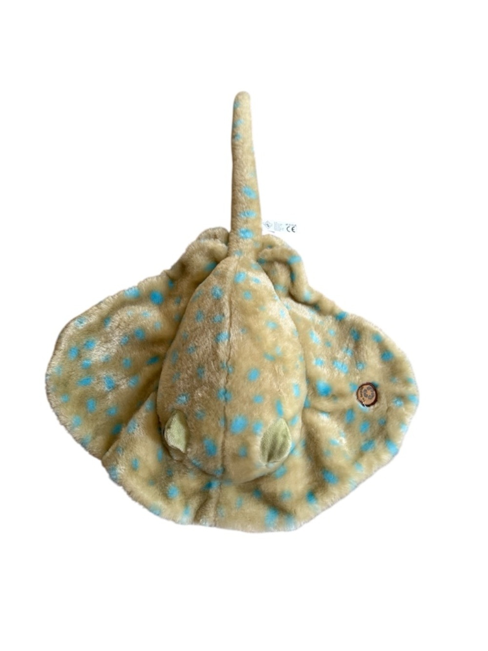 Stingray Petting Zoo plush- Beige with Blue Spots - Picture 1 of 3